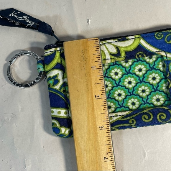 Vera Bradley Rhythm and Blues Small Keychain Wallet ID Pouch - Picture 9 of 9